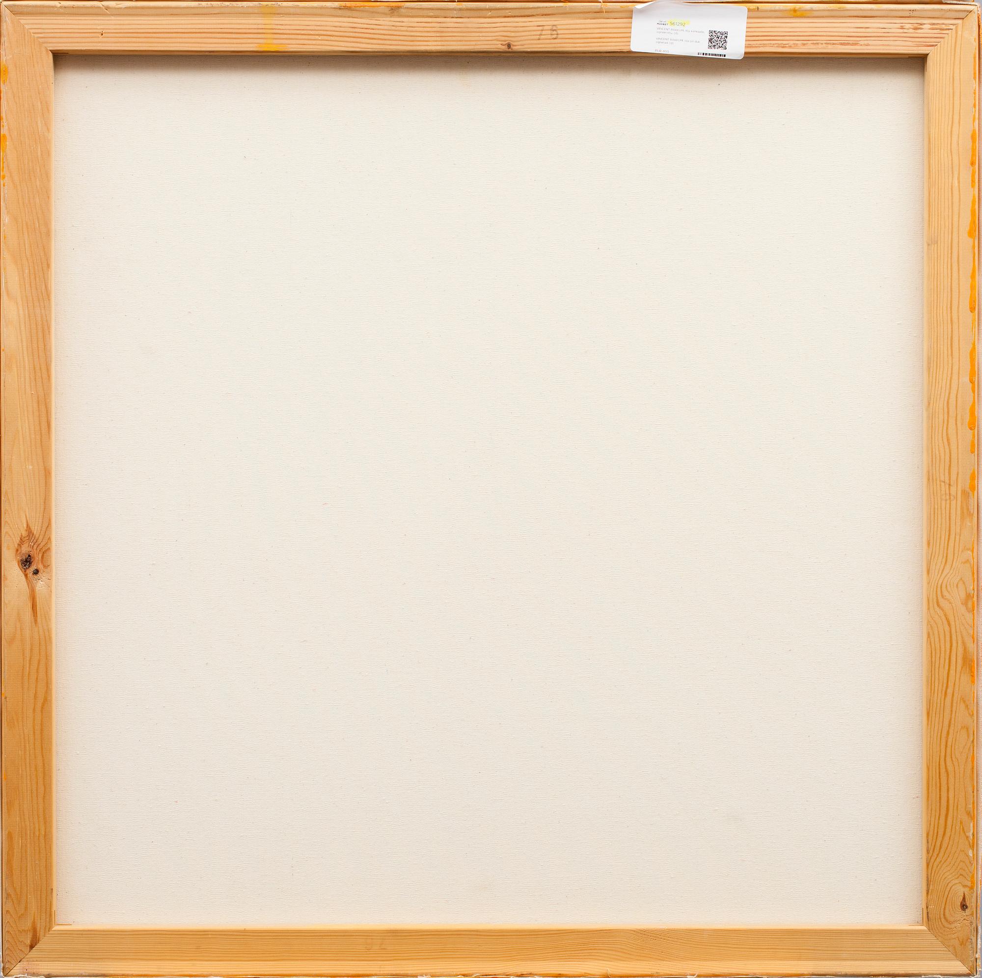 VINCENT BAKKUM, olja på duk, signerad.