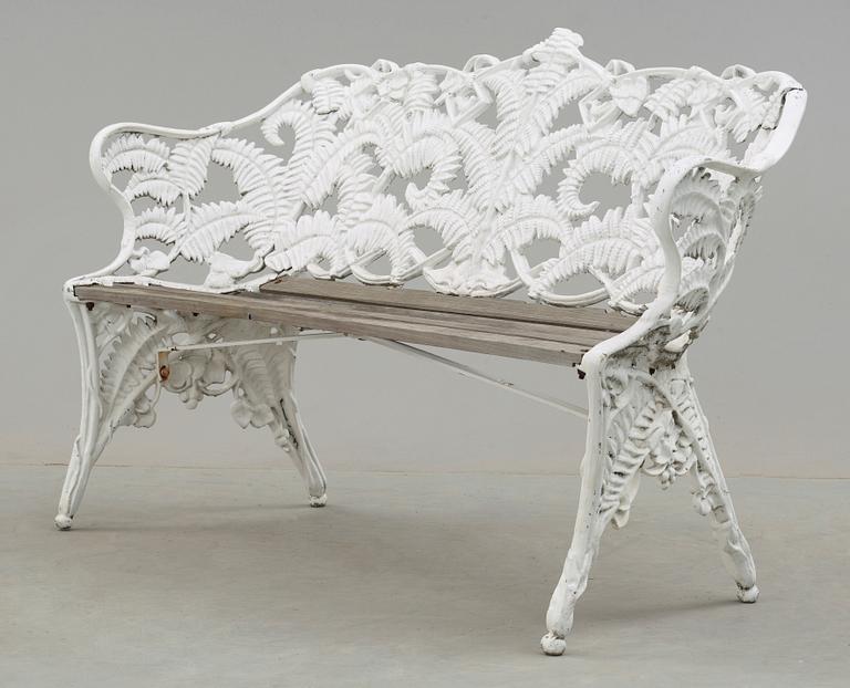 TRÄDGÅRDSGRUPP, 4 delar, gjutgods, 1900-talets andra hälft.