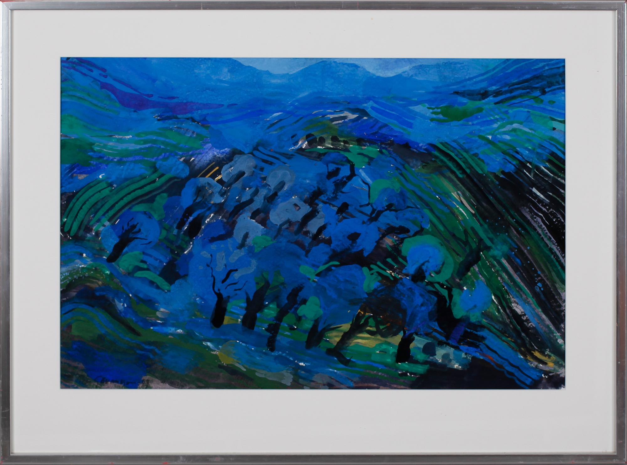 PER GÖRANSSON, gouache, signerad och daterad -89.