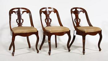 STOLAR, 3 st, senempire, 1800-talets mitt.