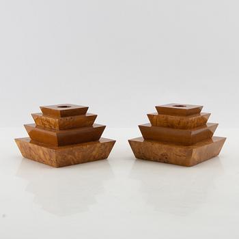 Candelabras a pair Art Deco 1930s.