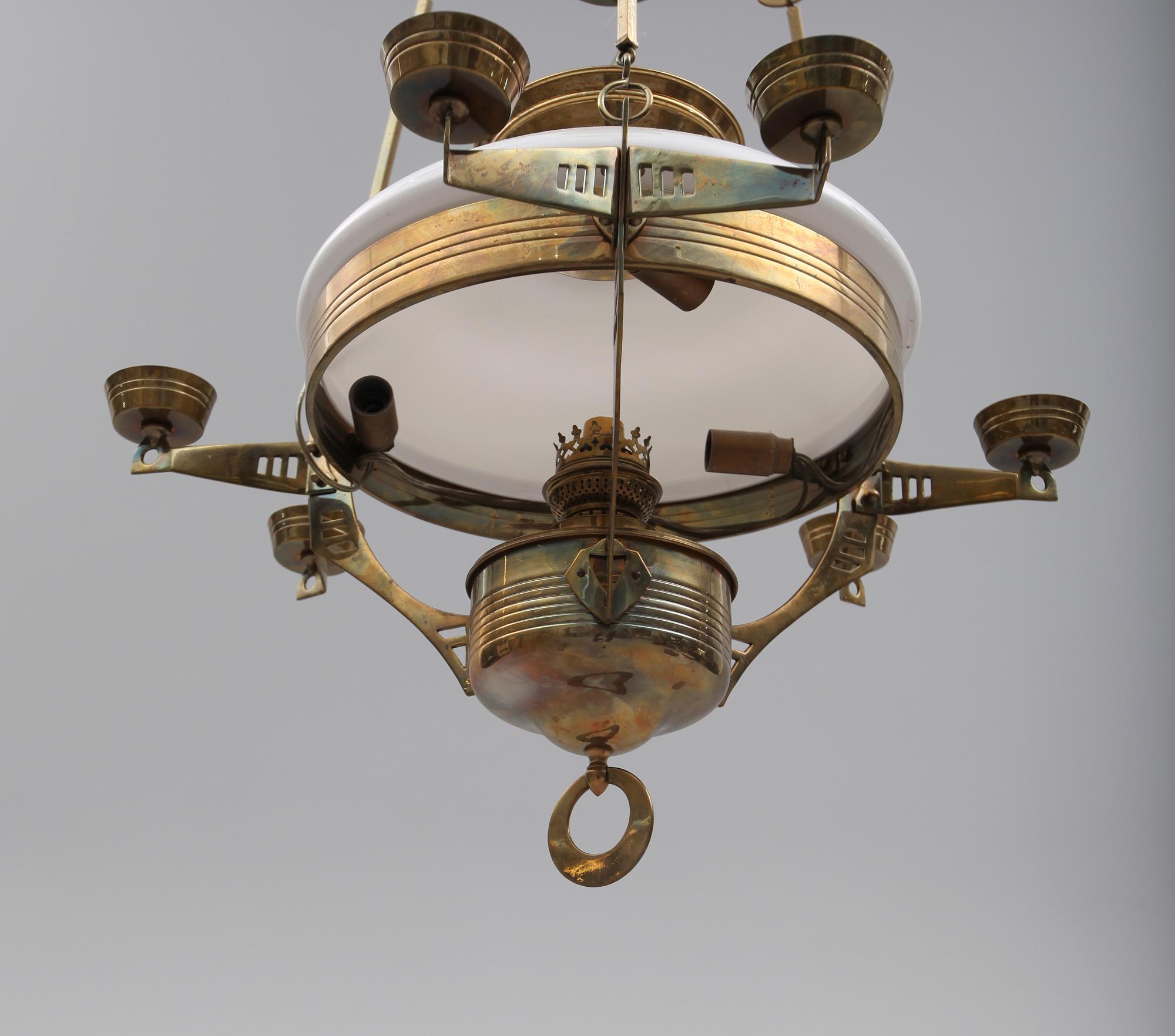 TAKFOTOGENLAMPA, 1900-talets början.