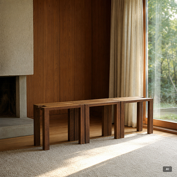 Thomas Sandell, three "Bröllopspallen" stools, Asplund, 21st century.