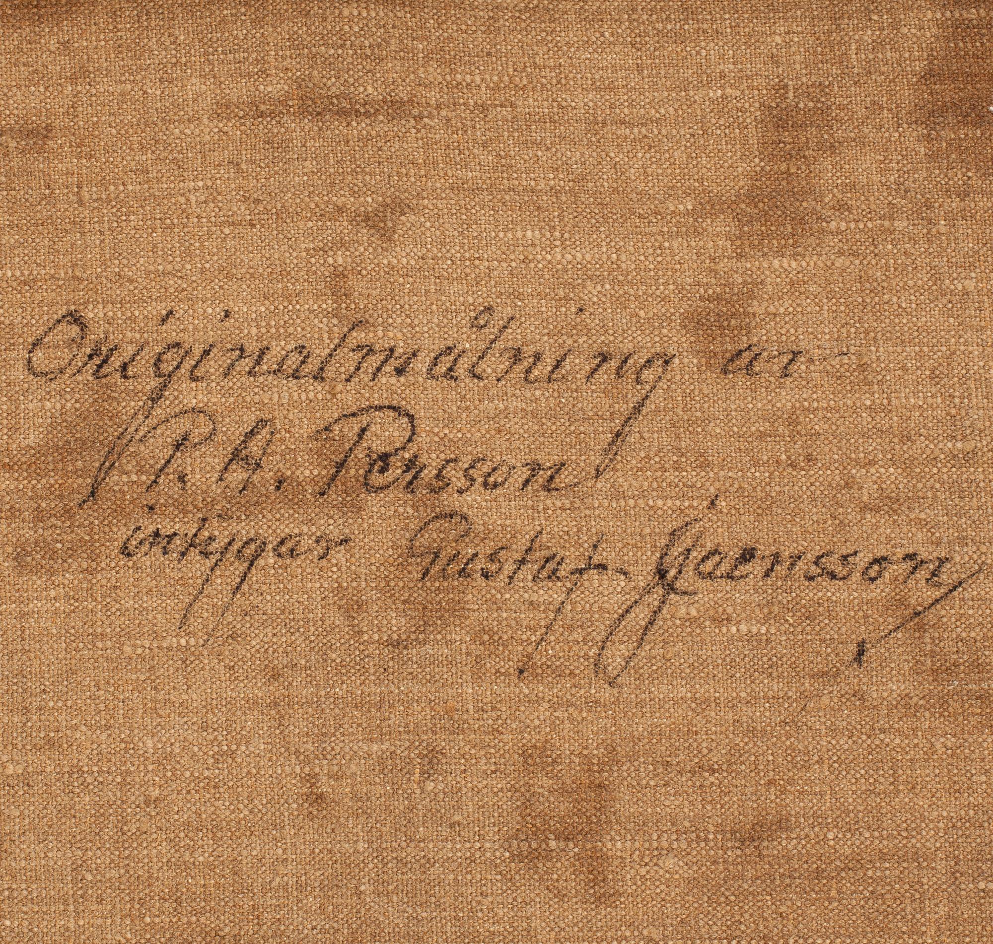 PETER ADOLF PERSSON, olja på duk. Signerad.