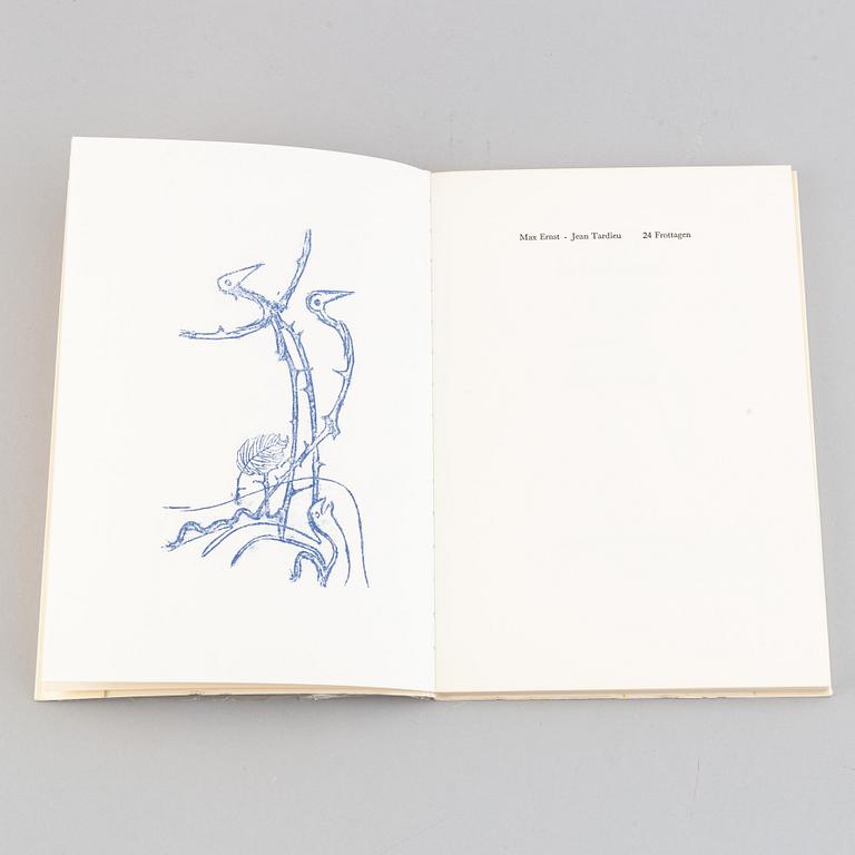 Book, Max Ernst, "24 Frottagen", 1973.