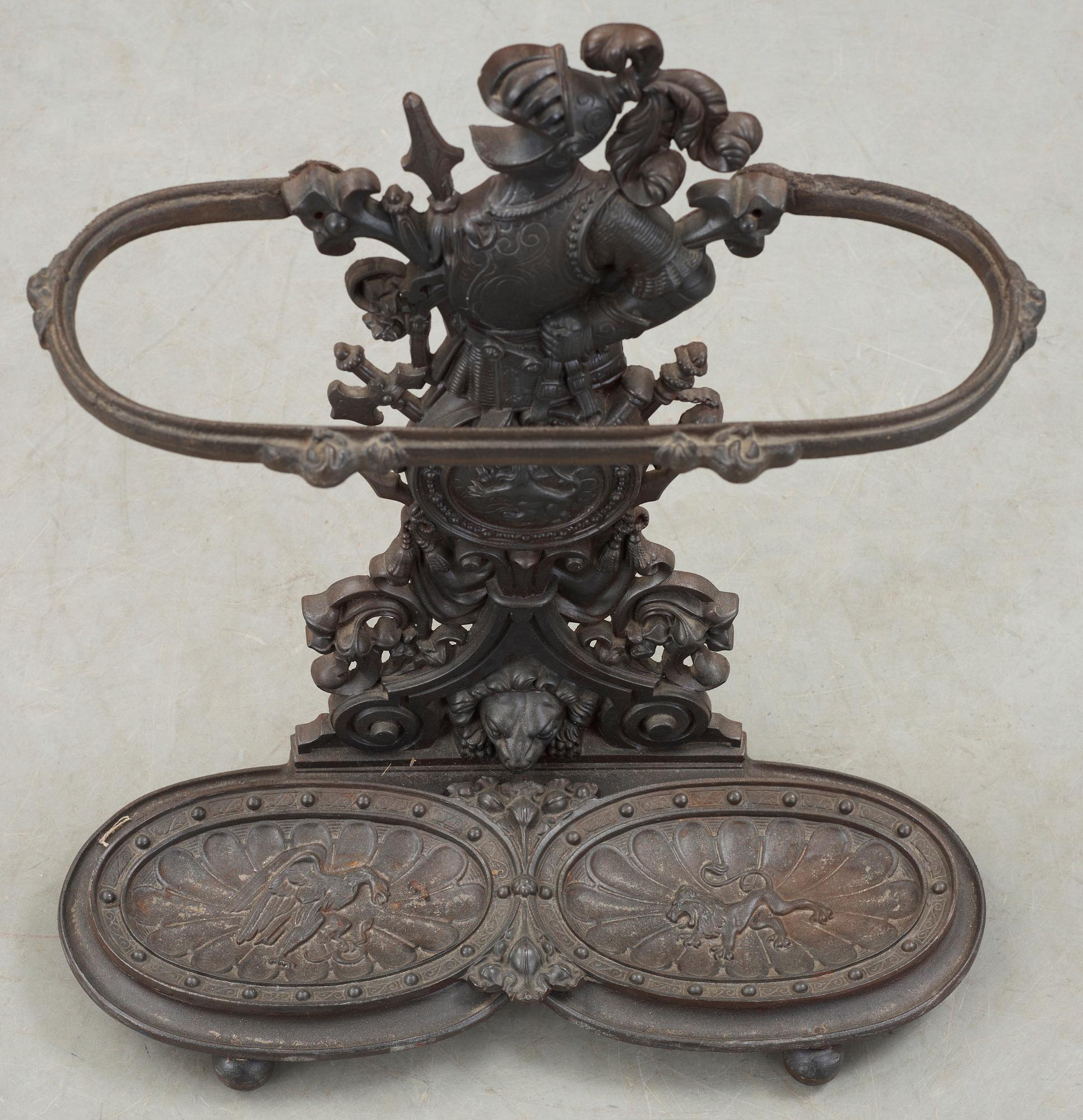 PARAPLYSTÄLL. Gjutjärn. 1900-tal.