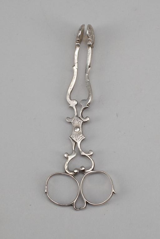 PARTI SILVER, 6 delar, bland annat Wessman, 1862. Vikt ca 360 gram.