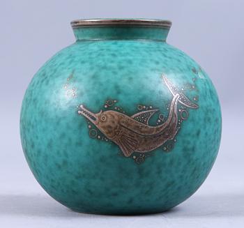 VAS, stengods, "Argenta", Wilhelm Kåge, Gustavsberg.