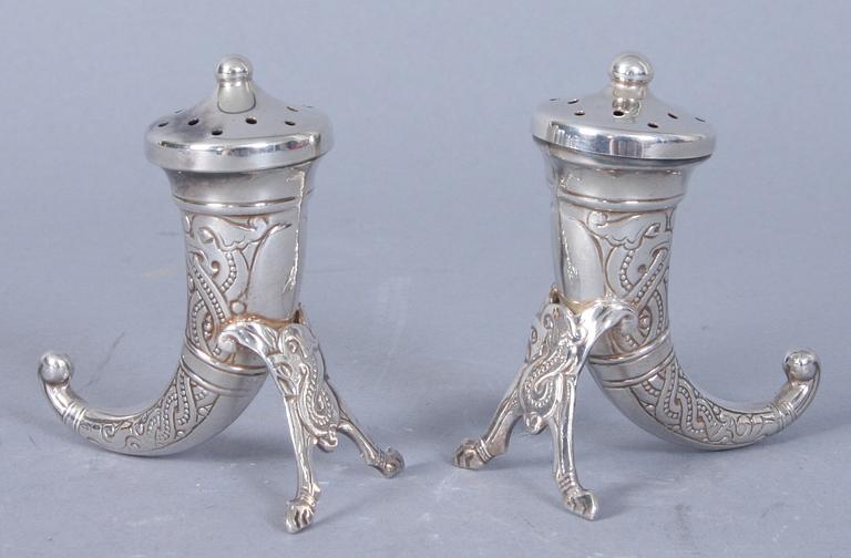 KRYDDKAR, ett par, sterling, Norge. 34 gram.