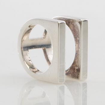 Georg Jensen, Ring "Aria" model no. 593E sterling silver.