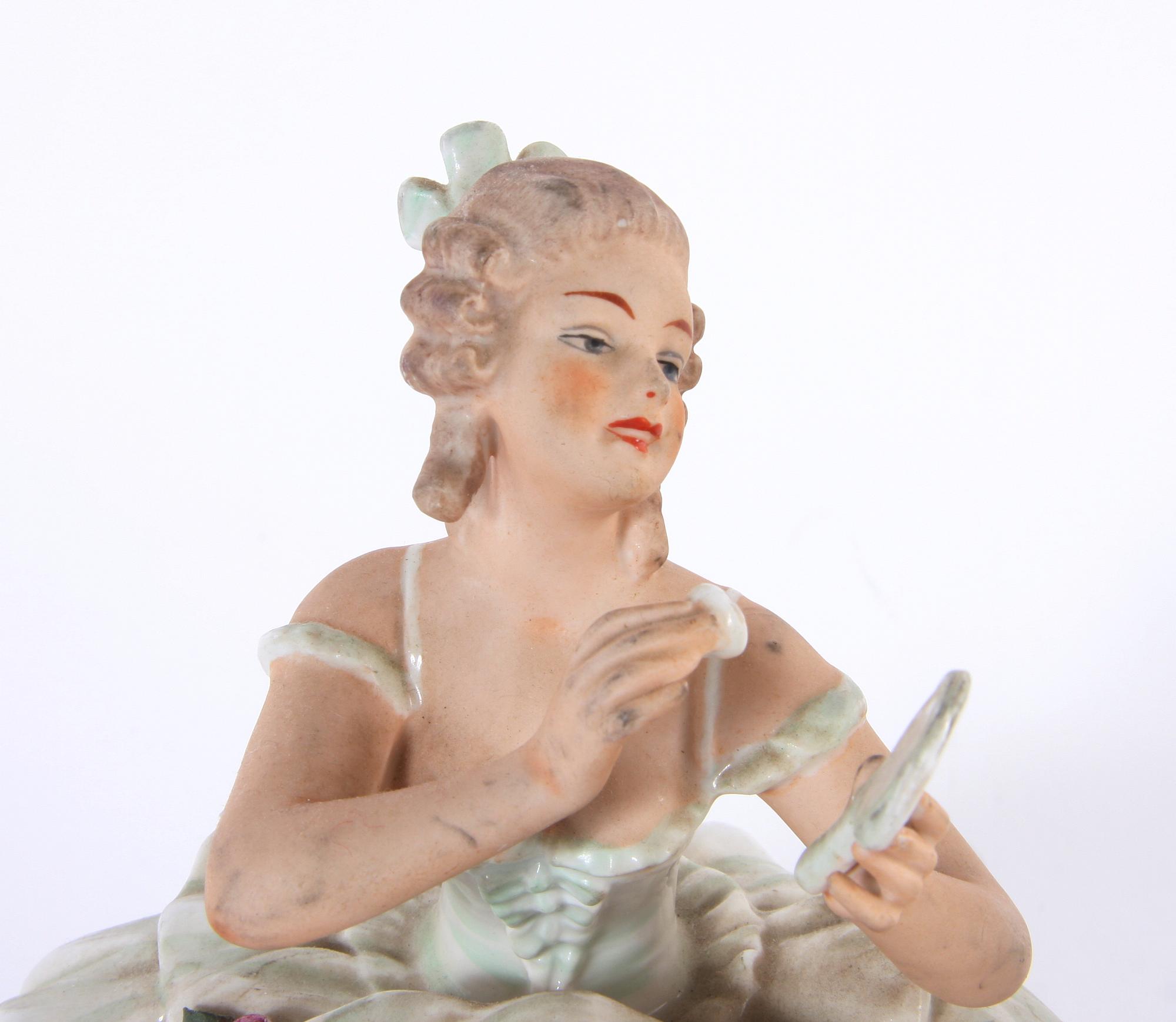 FIGURINER, 2 st, porslin, Wallendorf.
