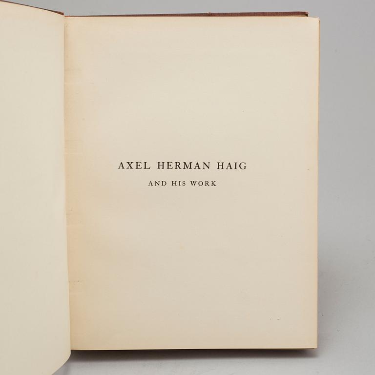 BOK, "Axel Herman Haig (Hägg) and his work", av E. A. Armstrong 1905.