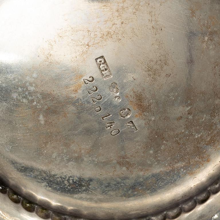 C.G. Hallberg, Two silver bowls, Stockholm, 1925.