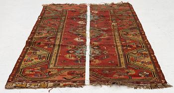 A fragment in two parts, antique Milas, Muğla Western Anatolia, c. 140 x 85 cm.