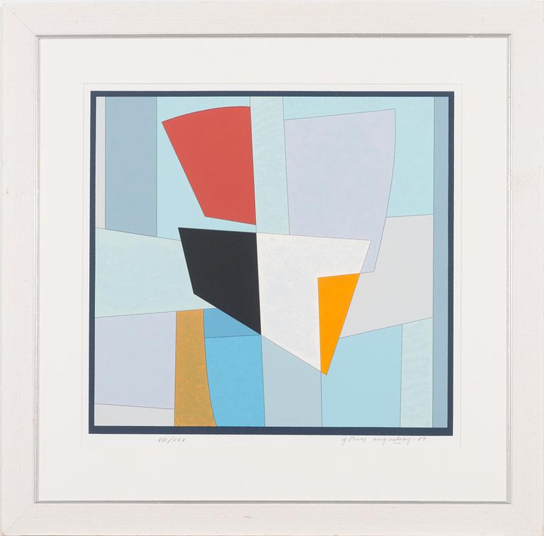 Göran Augustson, serigraph, signed and dated -87, numbered VIII/XXV.