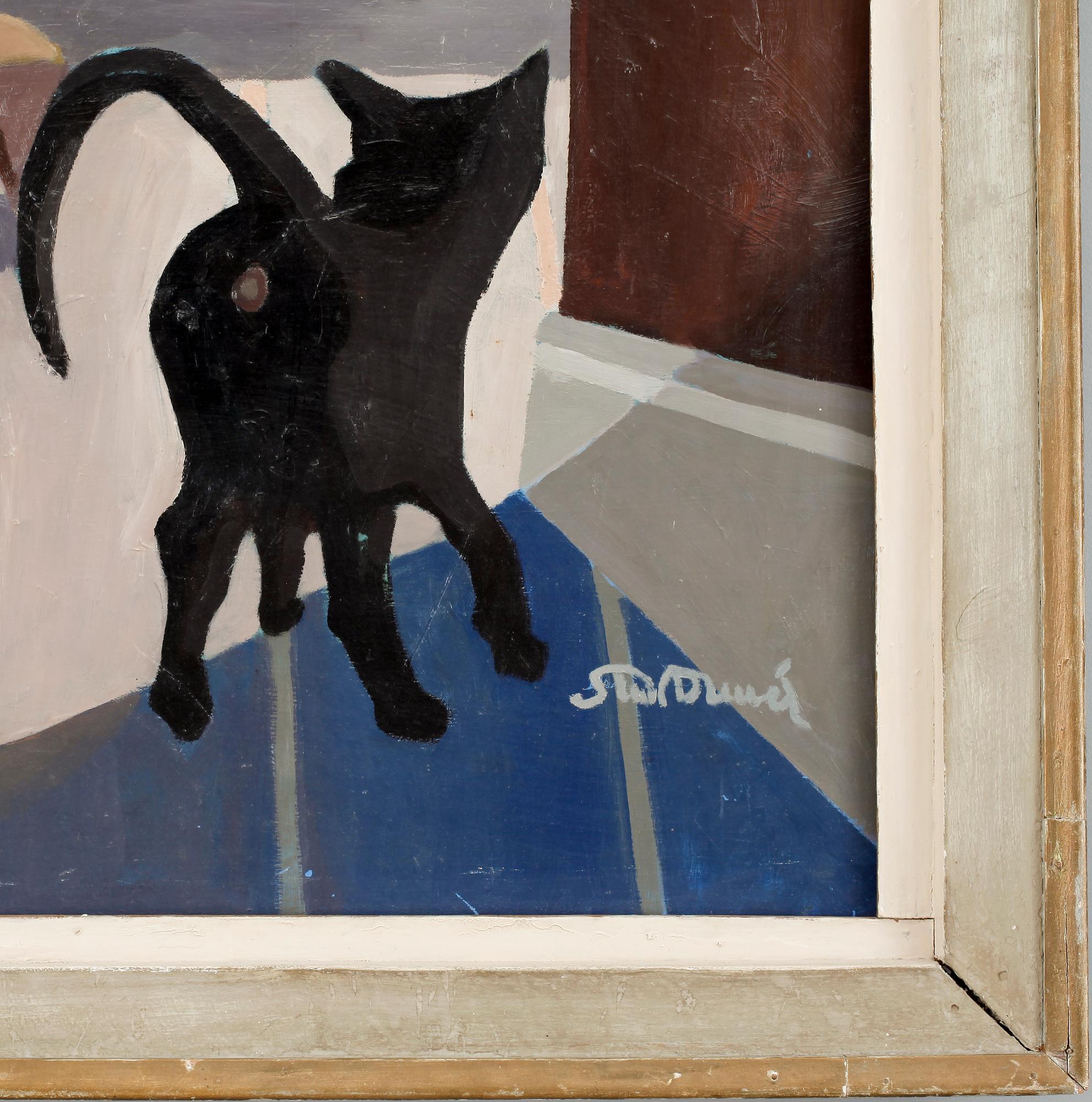 STEN DUNER, olja på masonitpannå, sign.