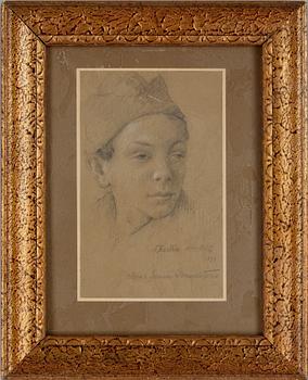 Nora von Samson-Himmelstierna · NORA VON SAMSON-HIMMELSTIERNA, teckning, sign o dat 1921.