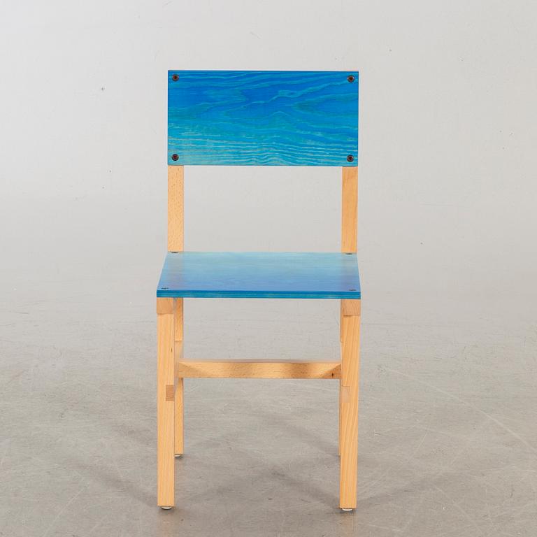 FREDRIK PAULSEN, "Röhsska" Designbaren, chair, Blå Station 2020, Chair 82/102.