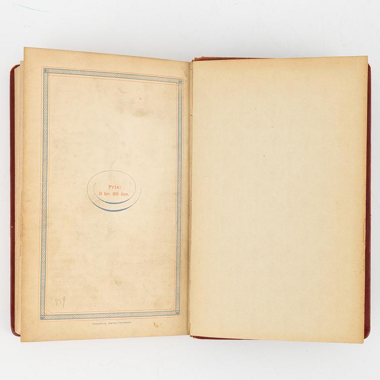 Bok, August Strindberg, "Röda rummet", originalupplagan, Stockholm 1879.