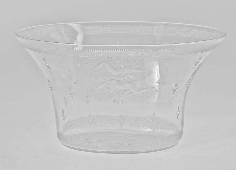 SKÅL, glas, Edward Hald, 1920/30-tal.