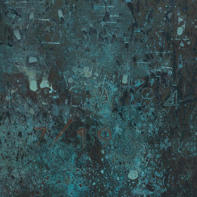 Bo Andersson, sculpture, bronze, signed KGBA and dated -94. Numbered 7/19.