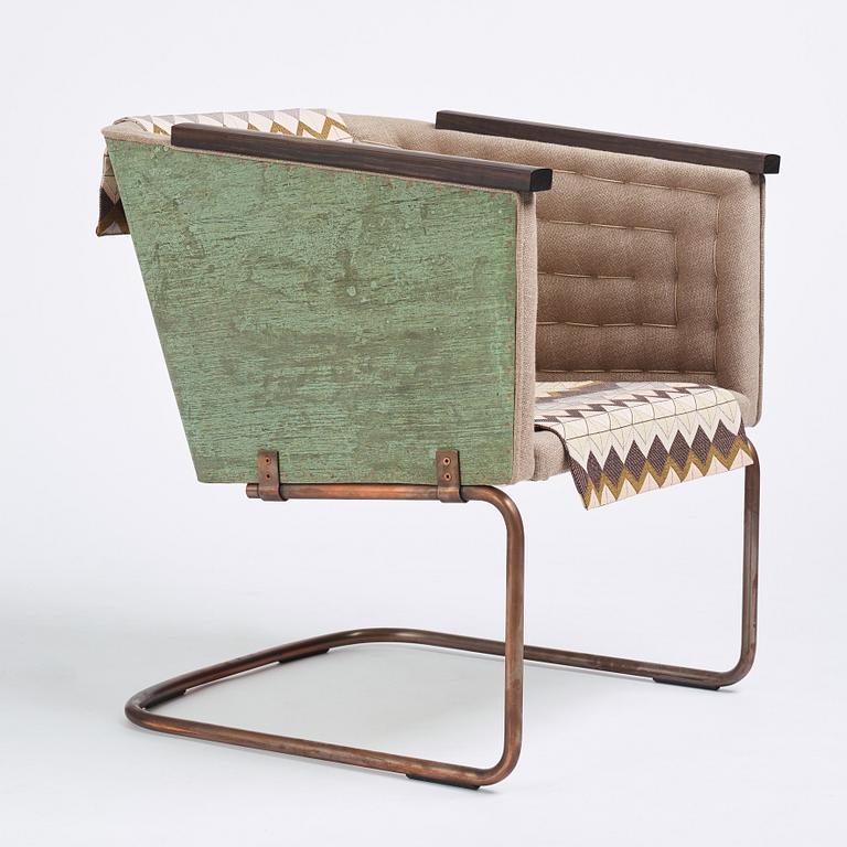 Mats Theselius, an 'Hommage à Sigurd Lewerentz' armchair, ed. EA 4/6 Källemo, Sweden, post 2012.