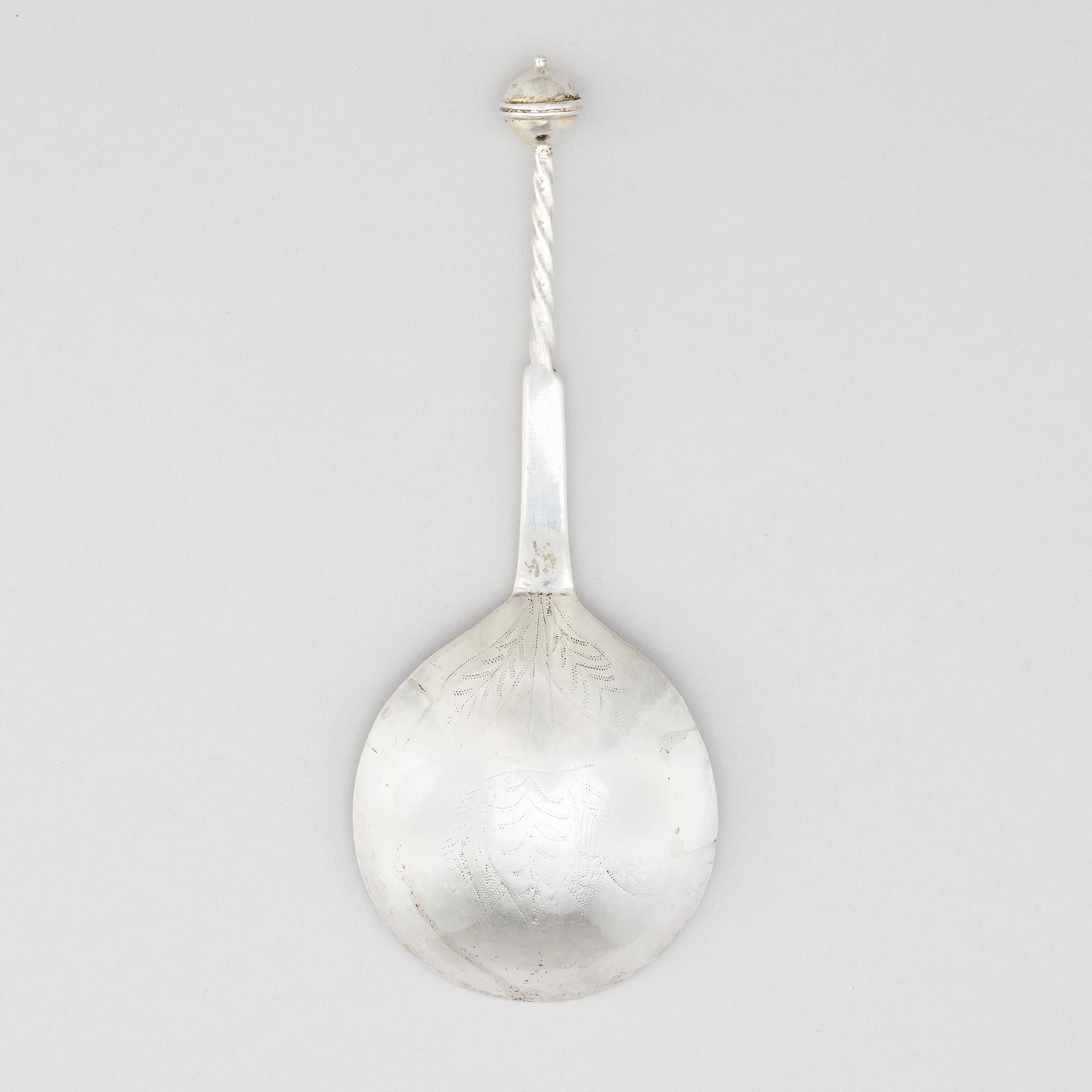 Sked, silver, okänd mästare, Norden 1599.