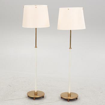 Josef Frank, floor lamps, a pair, model 2564, Svenskt Tenn.