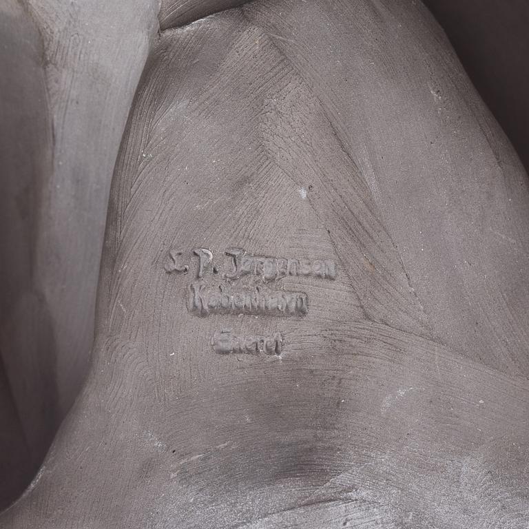 PER HASSELBERG, keramik, signerad, stplr E P Jörgensen, Köpenhamn.