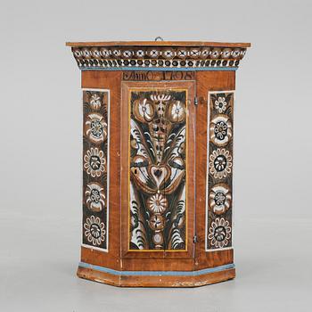HÄNGSKÅP, allmoge, märkt 1798.