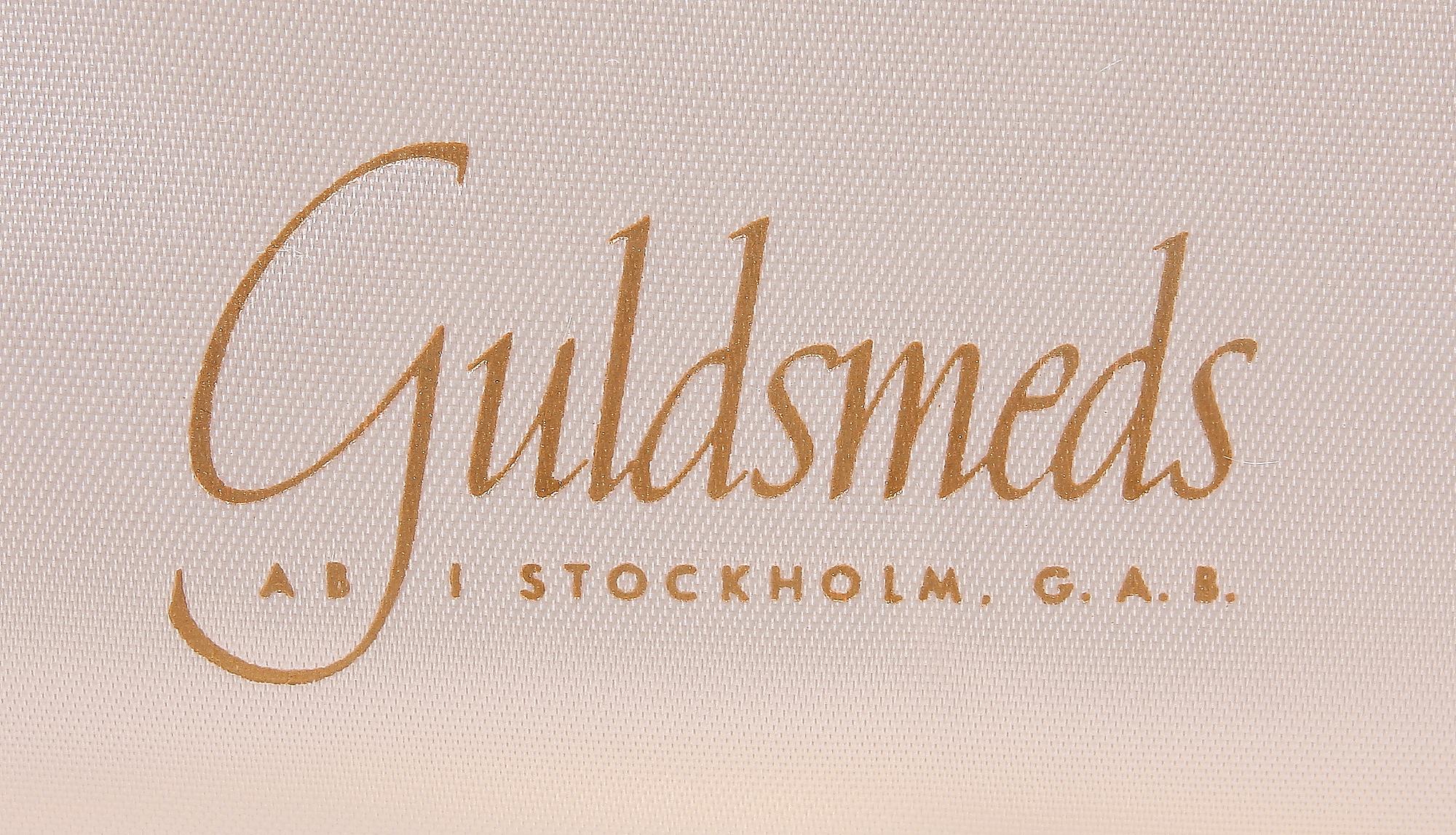 KAFFESKEDAR, 12+12, silver, bla Olga. Ceson resp GAB, 1960-tal.