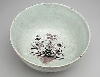 BÅLSKÅL, fajans, Europa, 1700-tal.