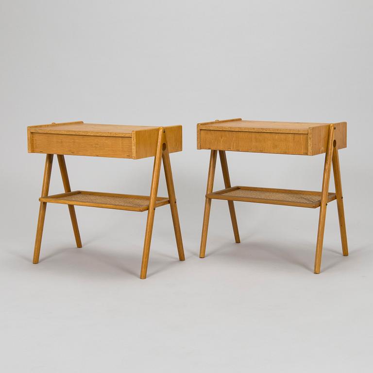 A pair of 1960's bedside tables.