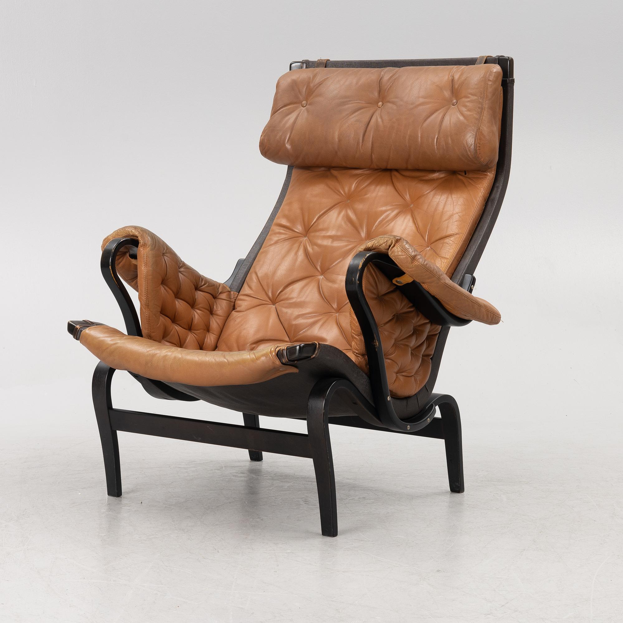 Bruno Mathsson, a "Pernilla" armchair, Dux, second half of the 20th century.