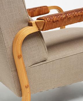 Alvar Aalto, a "model 48" easy chair for Oy Huonekalu- ja Rakennustyötehdas AB, Finland 1940-50's.