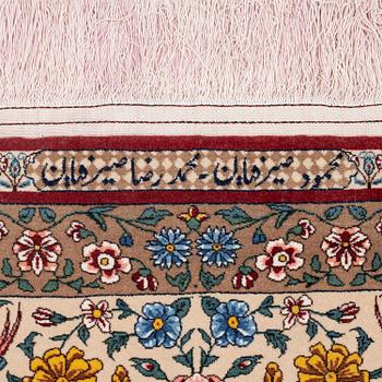 A, 'Golo Bolbol' rug, Isfahan, signed (Mahmoud and Mohammad Reza) Seirafian, c. 230 x 147 cm.