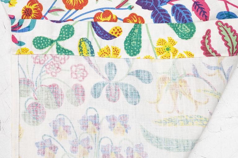 Josef Frank, two pairs of curtains, and two curtain valances, 'Under Ekvatorn', Svenskt Tenn.