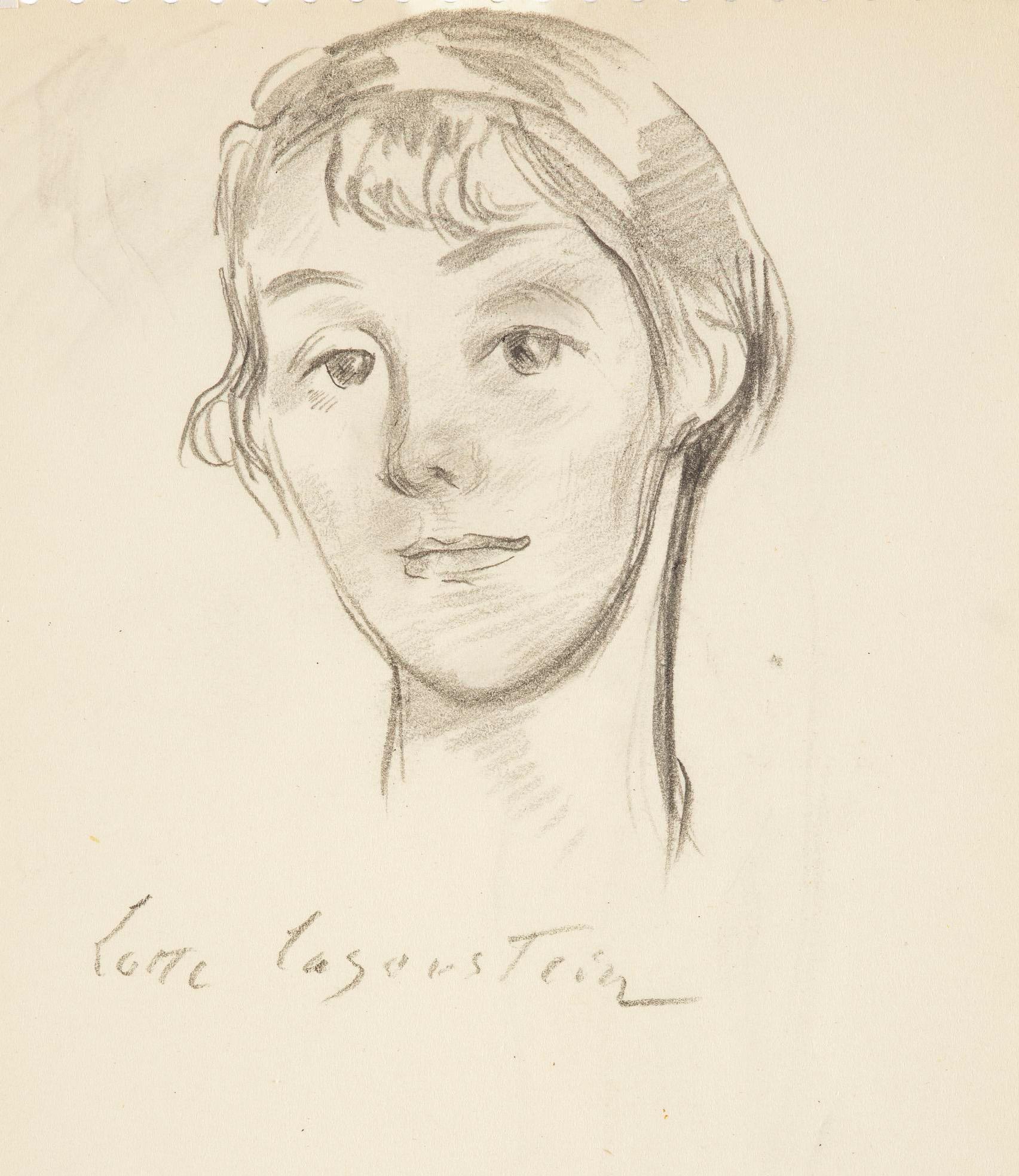Lotte Laserstein, Flicka med kort hår.