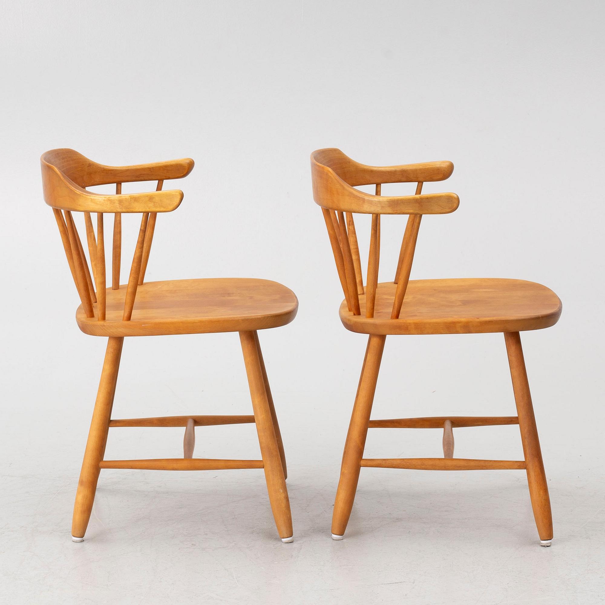 Yngve Ekström, Two chairs, 'Bistro Småland'.