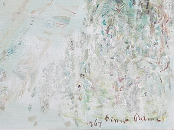 PALME, EINAR. Olja på duk, sign o dat. 1969.