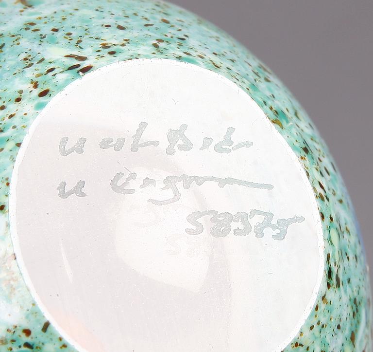 PARTI KONSTGLAS, 5 delar, Kosta Boda.