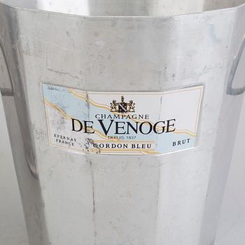 a set of aluminium champagne coolers, late 20th century.