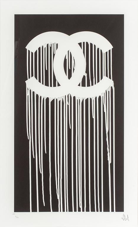 "ZEVS " "Liquidated Chanel", screen print, E.A, limited edition, 4/10.