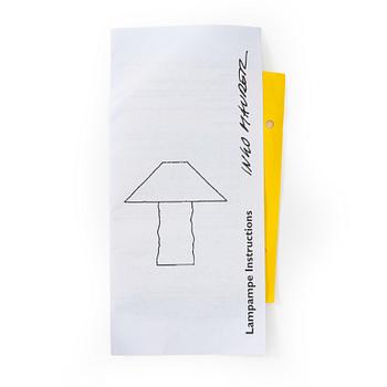Ingo Maurer, Bordslampa, "Lampampe",