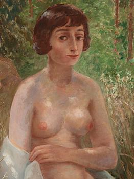 Sigurd Möller, "Solfläckar" (Portrait of the Artist's Wife Isabelle Jeanne Louise Ressot).