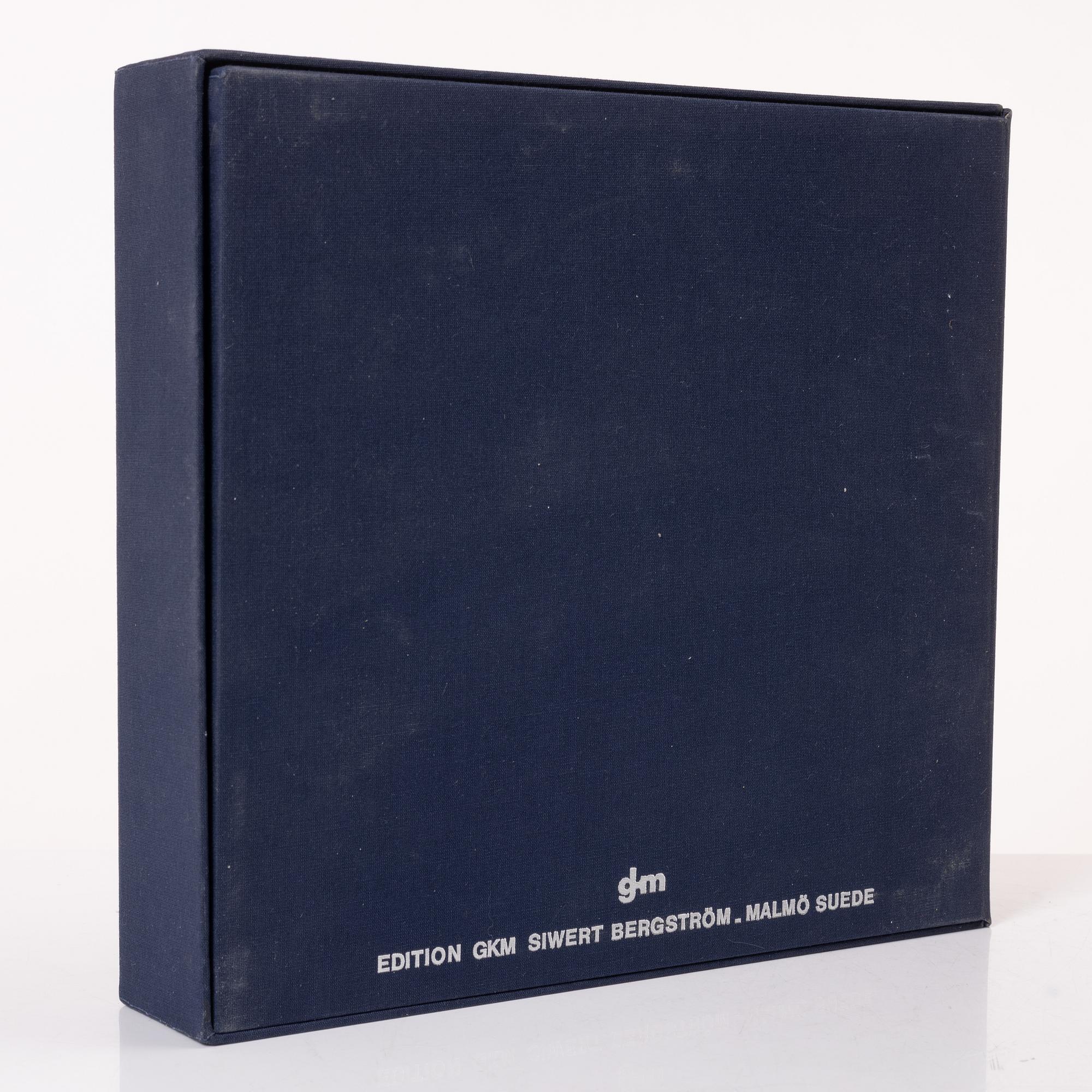 Arman (Armand Pierre Fernandez), Bok med två litografier, Edition GKM Siwert Bergström, 1987.