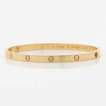 Cartier, bracelet, "Love" small, 18K gold.