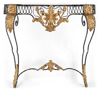 KONSOLBORD, järnsmide, 1900-tal.