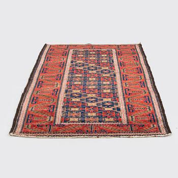 A carpet, Persian, Beluch, antique. Ca. 162 x 92 cm.