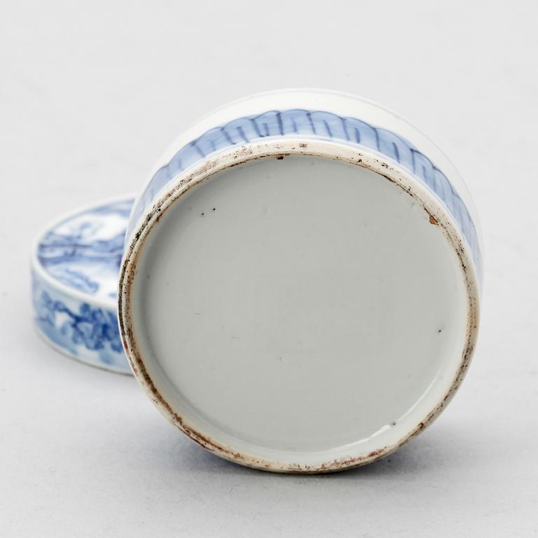 DOSA med LOCK, porslin, Kina 1800-tal.